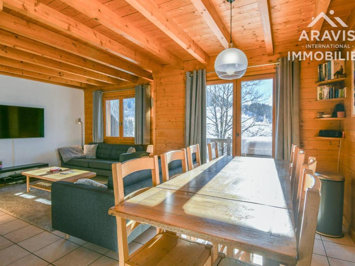 Chalet Spacieux Avec Balcon Sud, 8 Pers, 4 Ch, Proche Pistes Et Commerces, Equipements Modernes ! - Fr-1-391-158 Villa Le Grand-Bornand Bagian luar foto