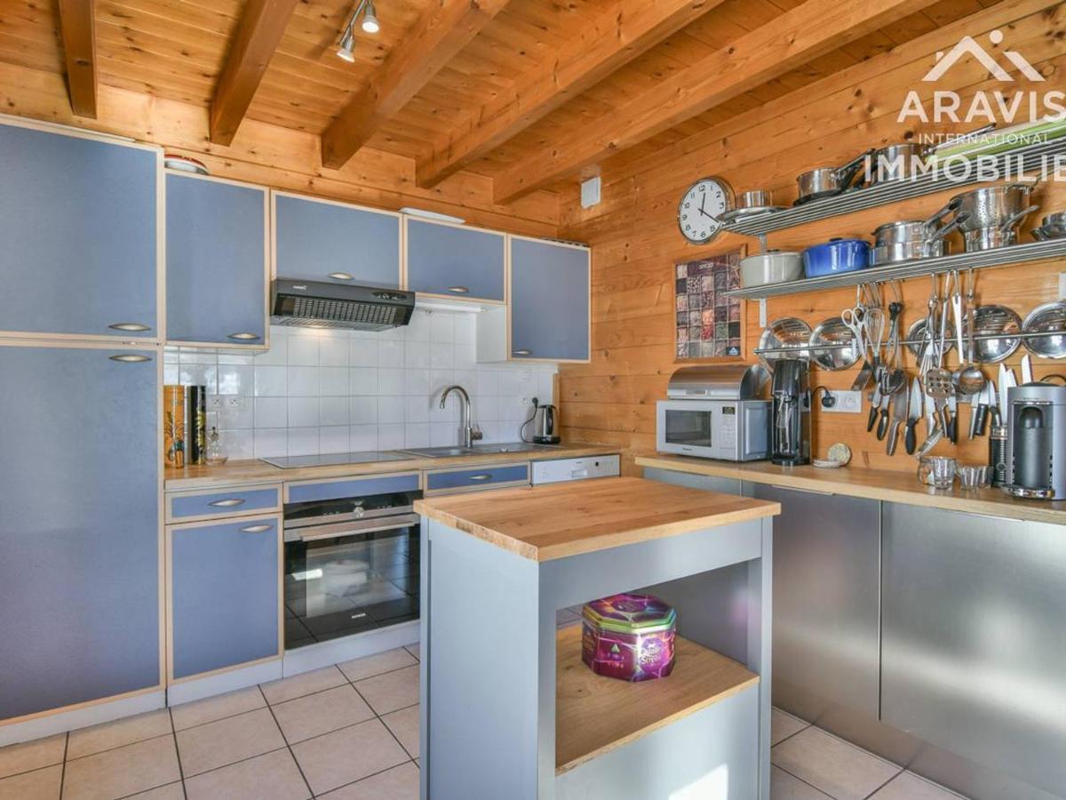 Chalet Spacieux Avec Balcon Sud, 8 Pers, 4 Ch, Proche Pistes Et Commerces, Equipements Modernes ! - Fr-1-391-158 Villa Le Grand-Bornand Bagian luar foto